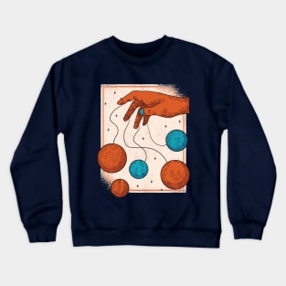 Planet Puppets Design Crewneck Sweatshirt